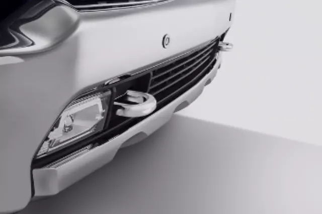 84513876 - : Front Recovery Hooks - Chrome for Chevrolet: Silverado 2500 HD, Silverado 3500 HD Image