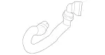 2535005800 - : Coolant Hose for Mercedes-Benz Image