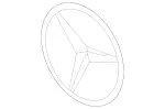 2478179100 - : Emblem for Mercedes-Benz Image