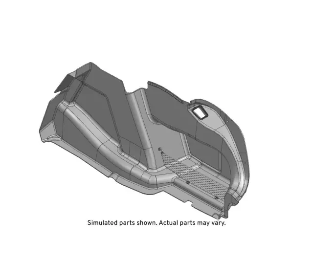 84496398 - : 2017-2018 Cadillac CT6 - Black Passenger Side Rear Compartment Side Trim for GM Image