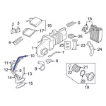 2L2Z18472AB - HVAC: HVAC Heater Hose for Ford: Explorer | Mercury: Mountaineer Image