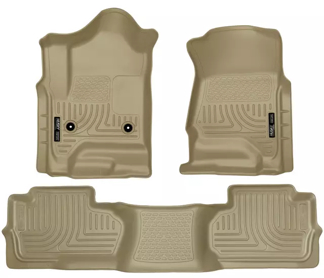 98243 - Body: Weatherbeater - Front &amp; 2nd Seat Floor Liners (Footwell Coverage) for Husky Liners Image