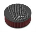 120157 - : Holley Finned Vintage Style Air Cleaner - 14" Diameter x 4" Tall - Round for Holley Image