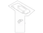 21381063018U26 - : Sun-Visor for Mercedes-Benz Image