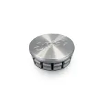 52059522AB - : 2001-2008 Jeep Liberty Wrangler SINGLE Silver Wheel Rim Center Cap MOPAR OEM NEW for Mopar Image