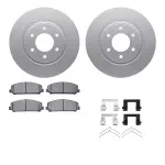 451268027 - : DFC GEOSPEC Coated Rotors with 5000 Brake Pads - Ceramic and Hardware for DYNAMIC FRICTION Image