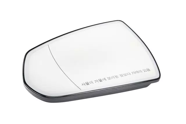 23163313 - : Driver Side Door Mirror Glass for GM Image
