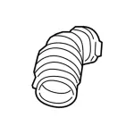 JX6Z9B659A - : 2020-2024 Ford - Inlet Hose for Ford: Bronco Sport, Escape Image