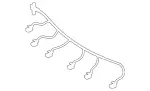 2125405610 - Detachable Parts: Wiring Harness for Mercedes-Benz Image
