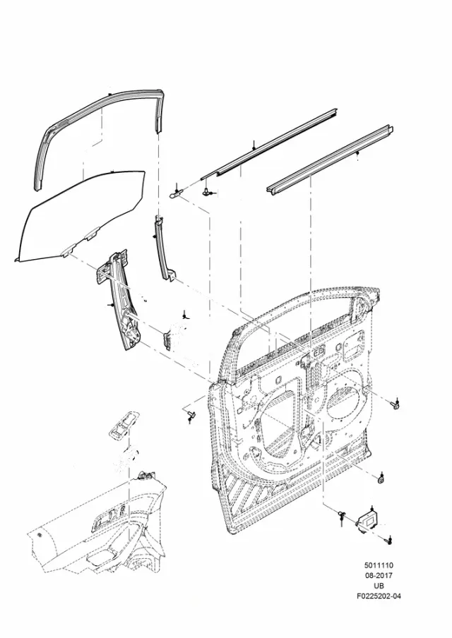 BB5Z14529BD - Body: Window Switch for Ford Image