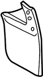 7881267U25 - : Splash Shield for Infiniti Image