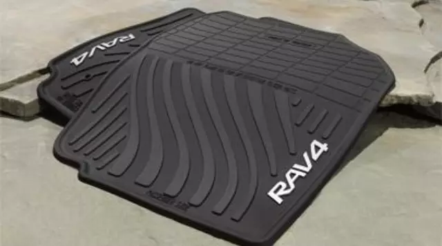 2007-2012 Toyota Front & Rear All Weather Floor Mats w/ Logo RAV4 - Toyota (PT908-42110-20)
