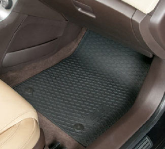 22893249 - Interior: Front and Rear All-Weather Floor Mats in Black for ACDelco Image