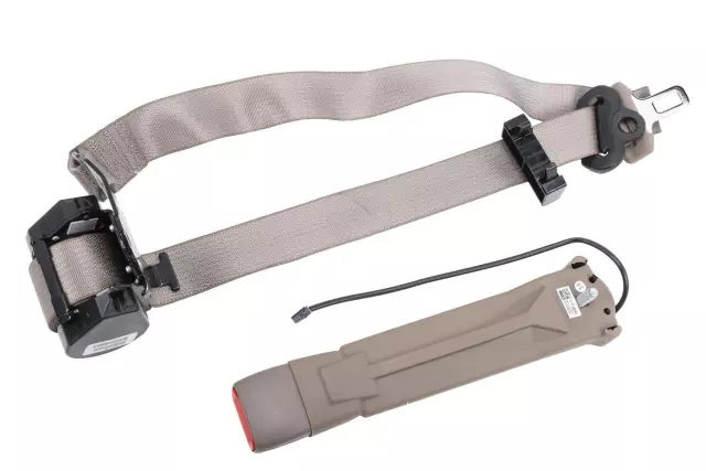 Part# 19260272 Medium Neutral Driver Seat Belt with Buckle and Retractor - GM (19260272)