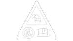 5842010 - Tools and Accessories: Information Label for Mercedes-Benz Image