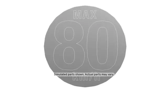 13267271 - : Tire Pressure Decal for Buick: Enclave, Encore GX | Cadillac: SRX, XT4, XT5 | Chevrolet: Trailblazer, Traverse, Trax | GMC: Acadia, Acadia Limited Image