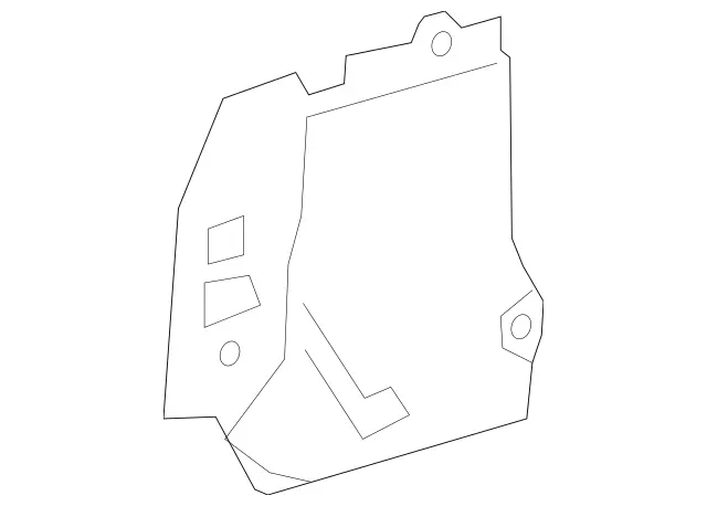 2386827400 - Panelling: Dampening, a-Pillar for Mercedes-Benz: E400, E450, E53 AMG Image image
