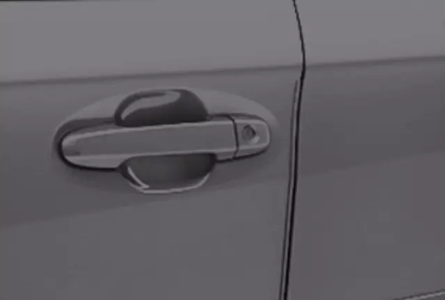 SOA801P030EN - Exterior: Door Edge Guards - Dark Gray Metallic for Subaru: Crosstrek, Impreza Image