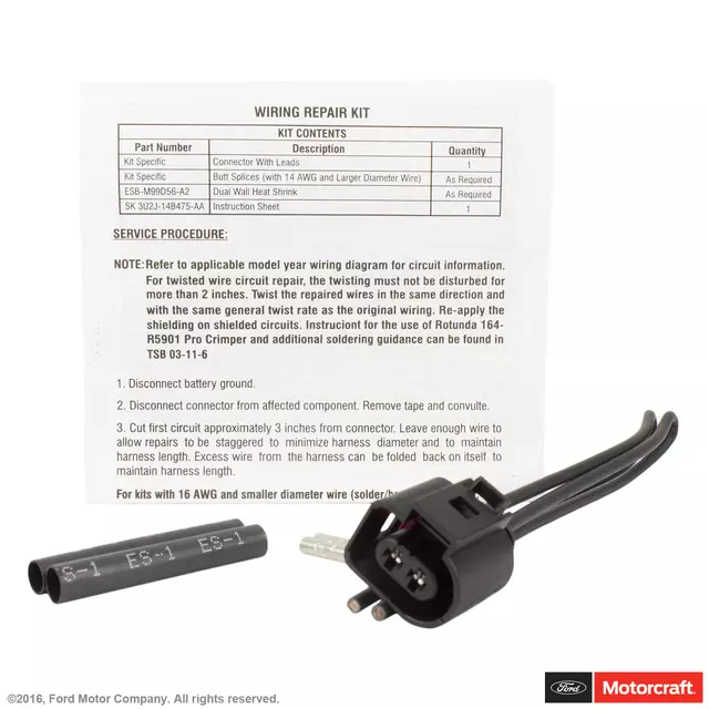 3U2Z14S411ZLB - : Wire Assembly for Ford Image