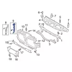 LC3Z8310J - Body: Air Deflector for Ford: F-250 Super Duty, F-350 Super Duty, F-450 Super Duty Image