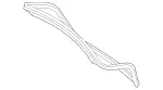 2177500298 - Body: Weatherstrip for Mercedes-Benz Image