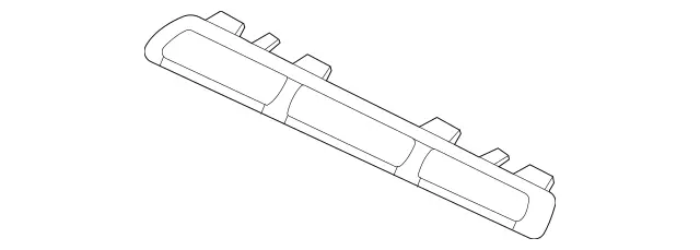 1678882500 - Attachment Parts: Trim Bar for Mercedes-Benz: GLE350, GLE450e, GLE580 Image image