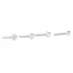 W708060S437 - : Engine Water Pump Outlet Pipe Bolt for Ford: Bronco, Edge, Explorer, F-150, Police Interceptor Utility, Ranger | Lincoln: Aviator, Continental, MKX, MKZ, Nautilus Image