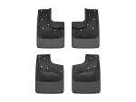 110187120187 - : Black MudFlap No-Drill DigitalFit® MudFlap Kit for WeatherTech Image