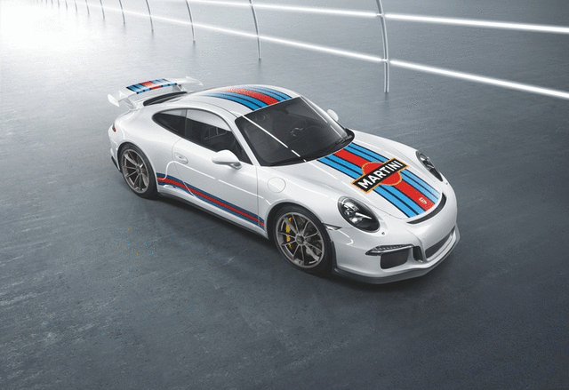 99104480175 - Exterior: Martini Racing Design Decorative Sticker Set for Porsche: 911 Image
