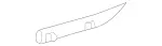 172693016164 - Covering and Lining: Fastening Strip for Mercedes-Benz Image