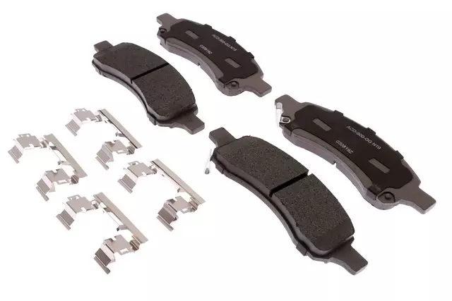 19387593 - : Ceramic Front Disc Brake Pad Set With Clips for GM Image