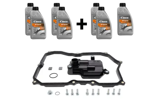 V105612XXL - : Filter W/ Oil Pan Gasket, Transmission Oil (Special 7 ltr), Instl Hardware for Vaico Image