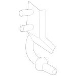 2324911100 - : Holder for Mercedes-Benz: AMG GT 43, AMG GT 55, AMG GT 63 Pro, SL43 AMG, SL55 AMG, SL63 AMG, SL63 AMG S E Performance Image