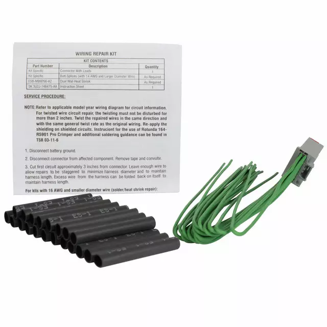 3U2Z14S411FCB - : Wire Assembly for Ford Image