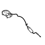 FU5Z9662432B - Body: Latch for Ford: Mustang Image