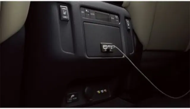 T99Q76MA0B - Audio/Video: Rear USB Charging Ports for Nissan: Qashqai, Rogue, Rogue Sport Image