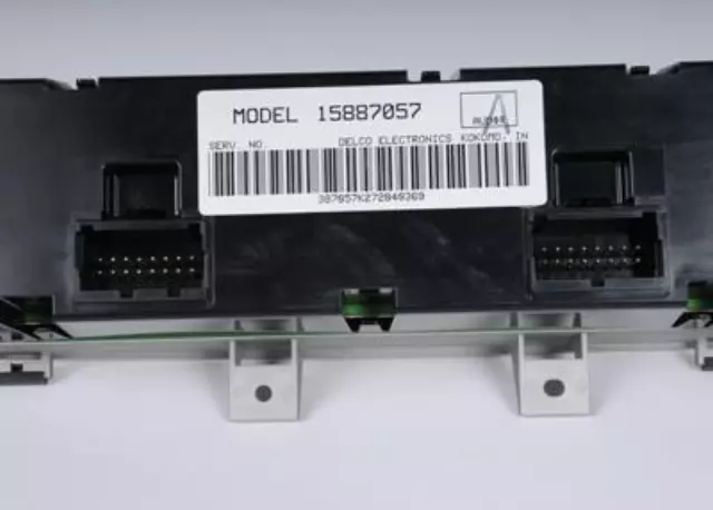Heating and Air Conditioning Control Panel with Rear Window Defogger Switch - GM (15887057)
