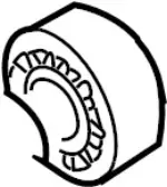 381200C000 - Suspension: Carrier Assembly Bearing for Infiniti Image