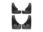 110117120117 - : Black MudFlap No-Drill DigitalFit® MudFlap Kit for WeatherTech Image
