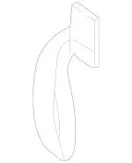 6386900086 - Body: Pull Strap for Mercedes-Benz Image