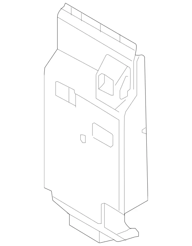1665400080 - Electrical Equipment and Instruments: Cover for Mercedes-Benz: GL350, GL450, GL550, GL63 AMG, GLE300d, GLE350, GLE400, GLE43 AMG, GLE450 AMG, GLE550e, GLE63 AMG, GLE63 AMG S, GLS350d, GLS450, GLS550, GLS63 AMG, ML250, ML350, ML400, ML550, ML63 AMG Image image