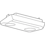 6R3Z63519A70AC - Body: Console Assembly for Ford: Mustang Image