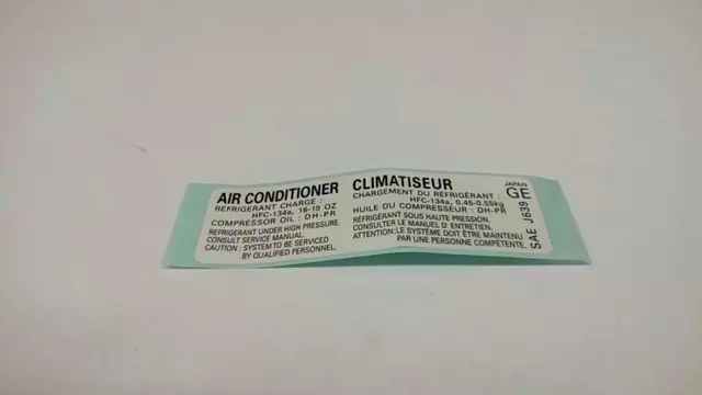 73772FG010 - : AC Label for Subaru Image