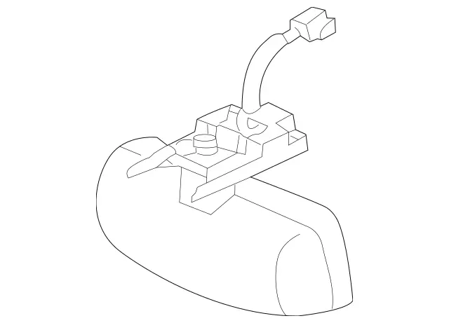 22081028177D43 - Body: Mirror Inside for Mercedes-Benz Image