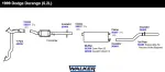 18590 - : SoundFX Direct Fit Exhaust Muffler 2.5" Inlet (ID) 2.5" Outlet (ID) for Walker Exhaust Image
