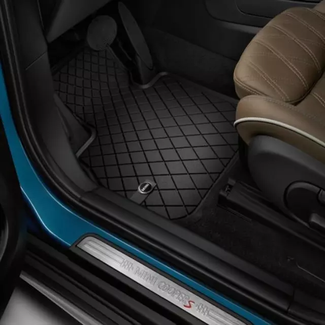 51472447606 - Interior: All Weather Floor Mats, Essential Black (Front) for Mini: Cooper Countryman Image