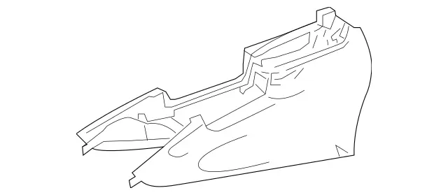 16468010529D84 - Body: Console for Mercedes-Benz Image