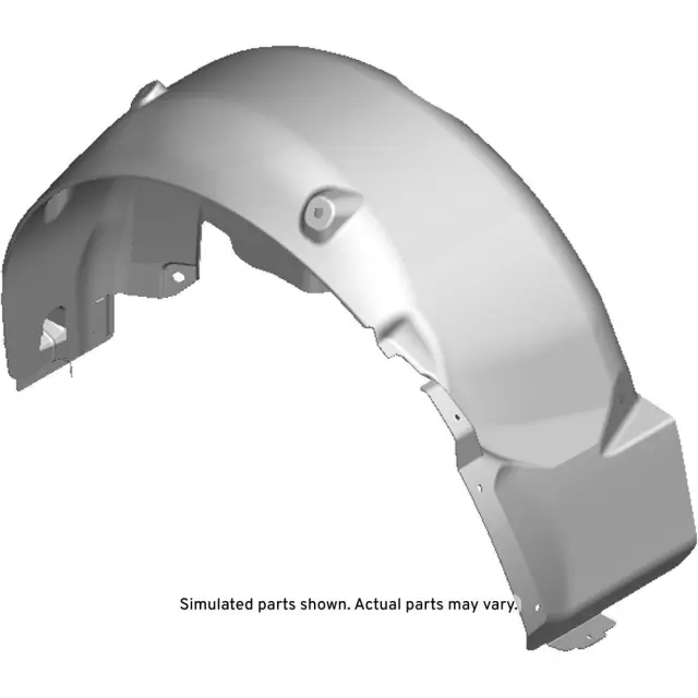 95072273 - : Rear Driver Side Wheelhouse Liner with Extension and Rivets for Chevrolet: Sonic Image