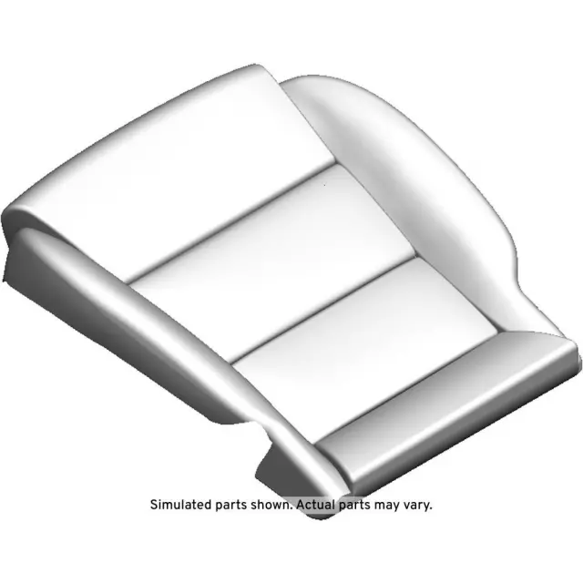 Jet Black Front Driver Side Seat Cushion Cover - GM (84277773)