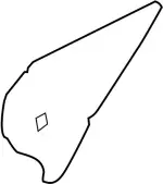 82861CG000 - Body: Water Shield for INFINITI: FX35, FX45 Image